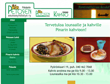Tablet Screenshot of kahvio.ppay.fi